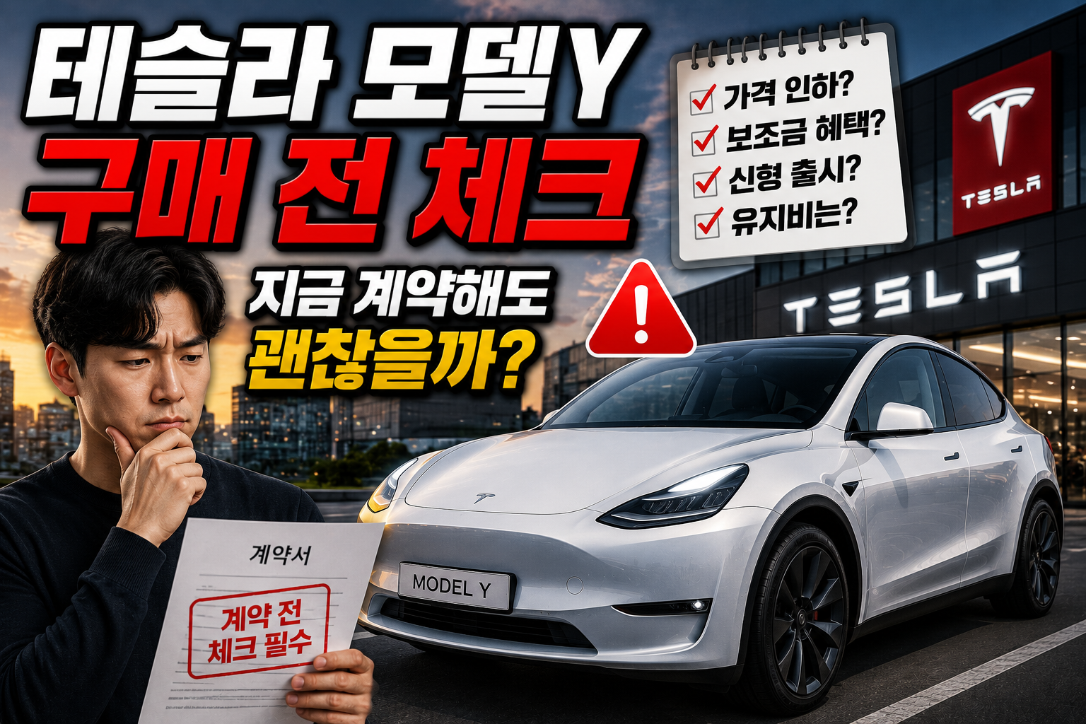 테슬라 모델Y 구매 전 체크 지금 계약해도 괜찮을까 고민될 때 필독
