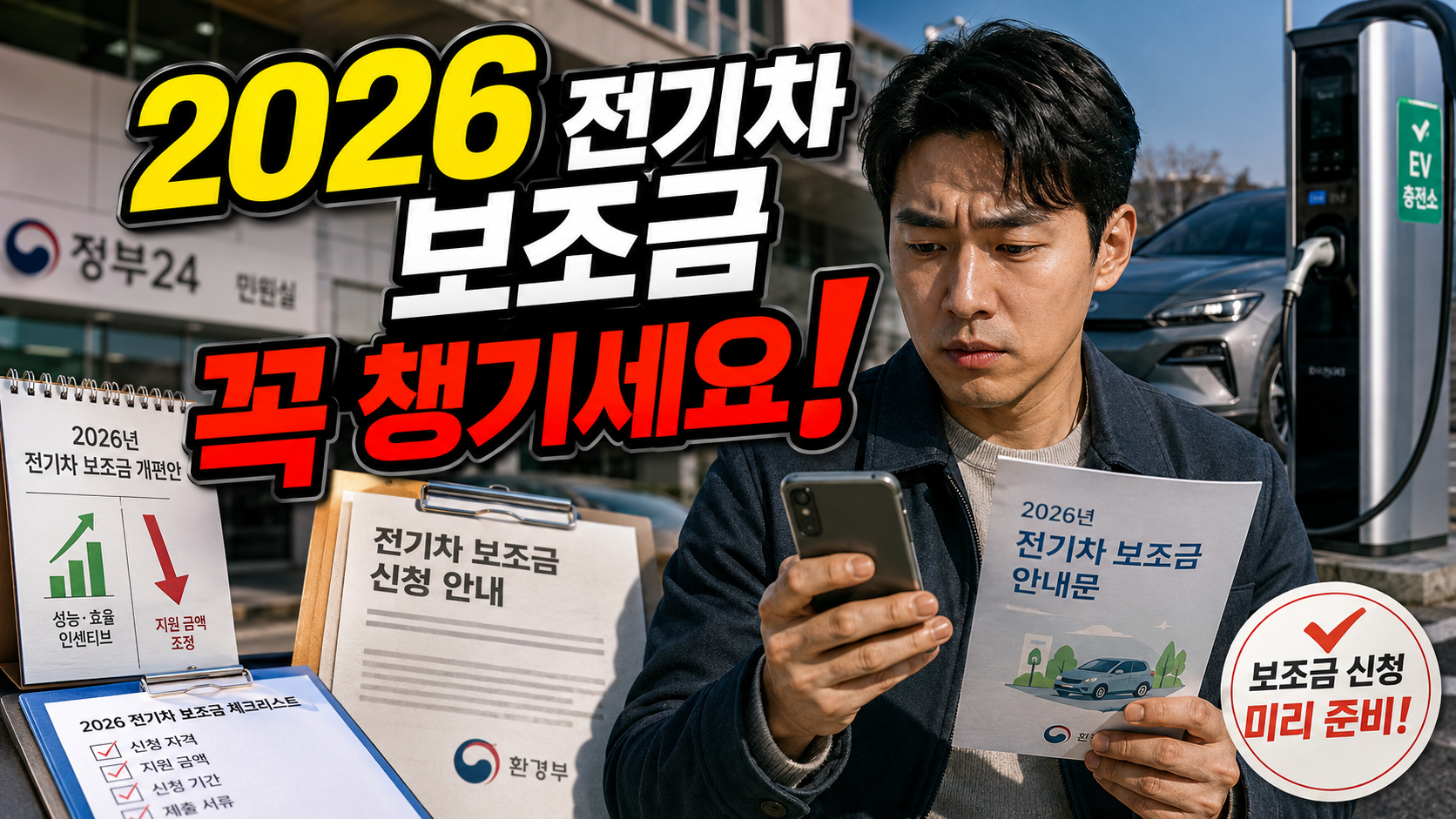 2026년 전기차 구매 예정자 필독! 보조금 변경 전, 이것만은 꼭 챙기세요