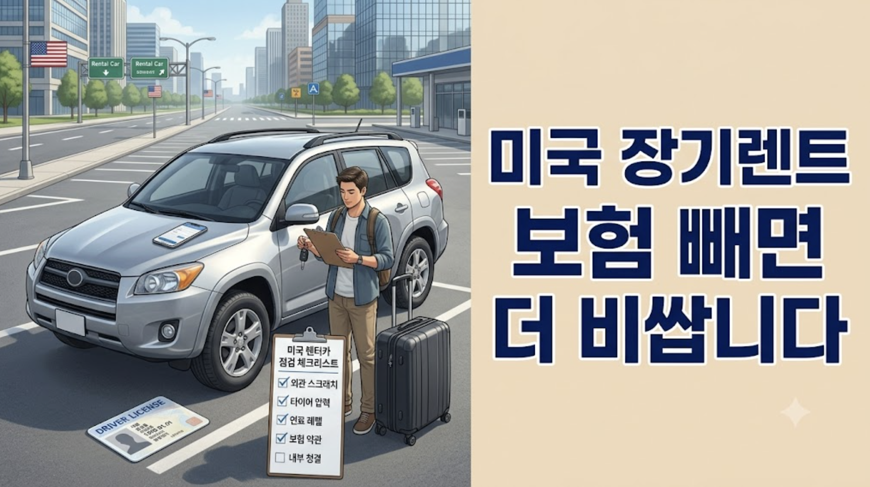 “3개월 미국 렌트카, 보험 빼면 더 비쌉니다” 장기렌트 전 꼭 볼 비용 체크