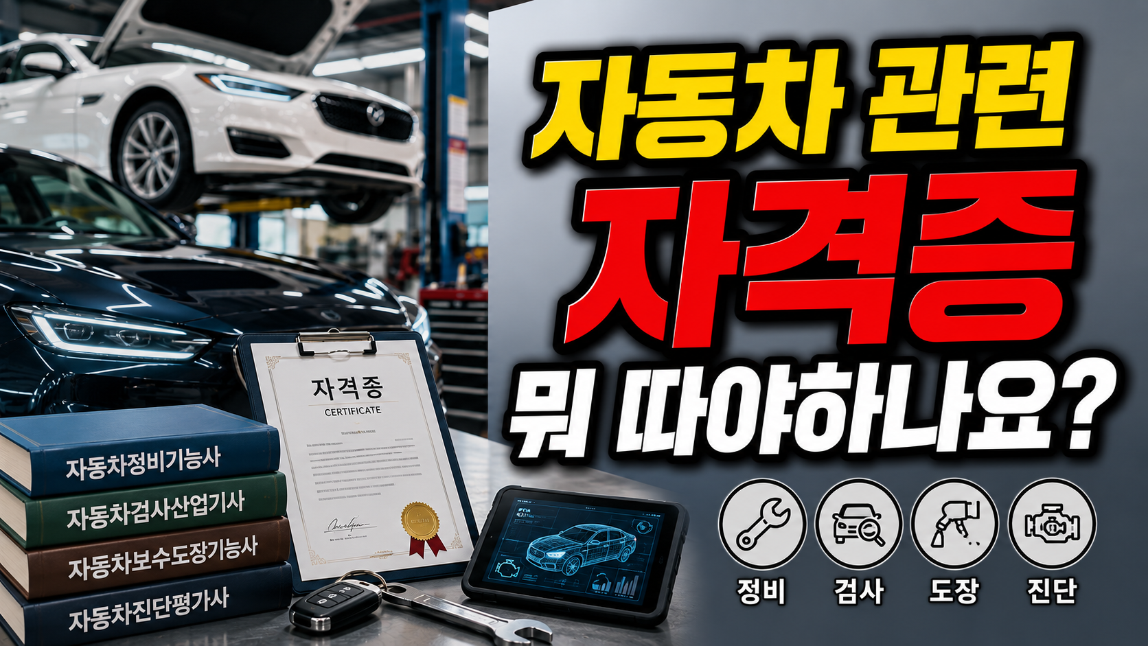 자동차 관련 자격증 뭐 따야하나요?